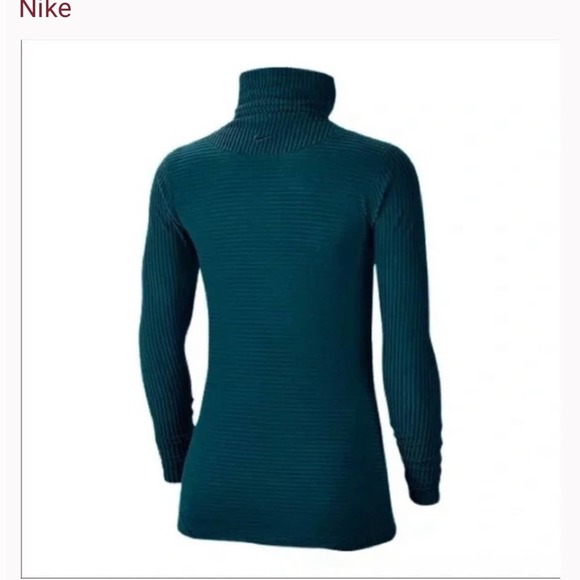 NWT Nike Pro Hyperwarm Velour Turtleneck Size - Medium - Picture 2 of 11